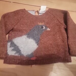 Oeuf Brown Baby Alpaca Sweater